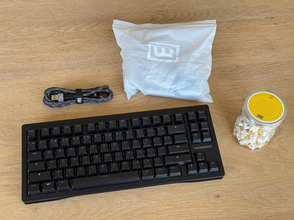 Wooting 80HE QWERTY zwart gaming keyboard, Computers en Software, Toetsenborden, Ophalen, Hot-swappable, Zo goed als nieuw, Qwerty