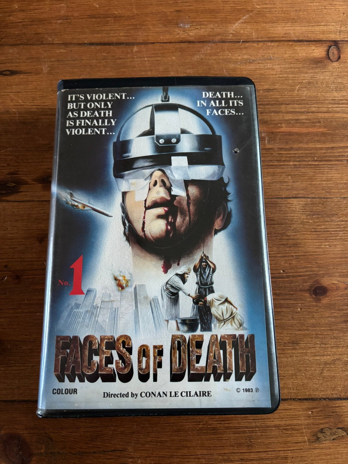 Faces of death 1 Betamax, Cd's en Dvd's, VHS | Film, Ophalen of Verzenden, Gebruikt