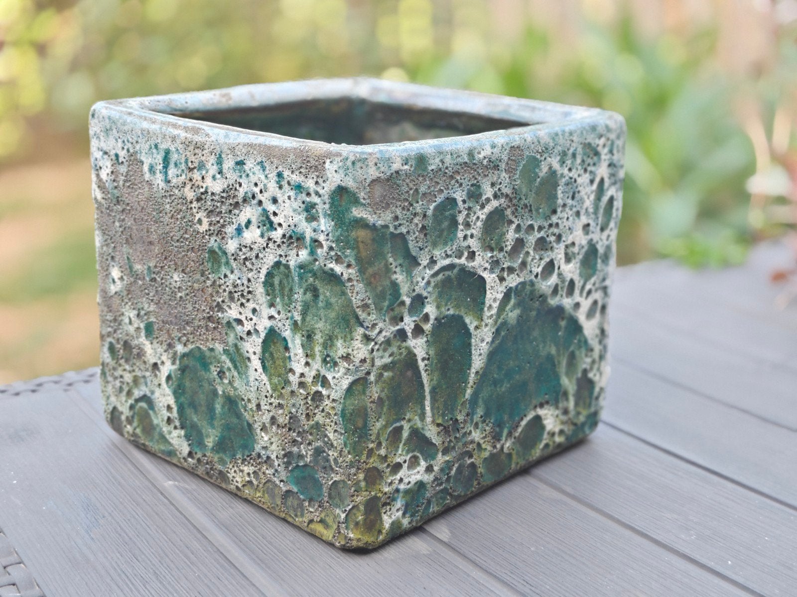 bloempot LAVA, Tuin en Terras, Vierkant, Binnen, Ophalen of Verzenden, Zo goed als nieuw