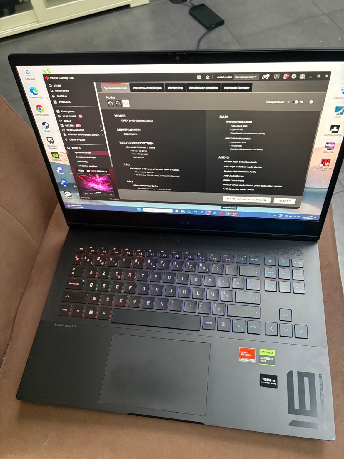 Gaming laptop te koop of re ruil voor pokemon, Computers en Software, Windows Laptops, Ophalen, Zo goed als nieuw, Gaming