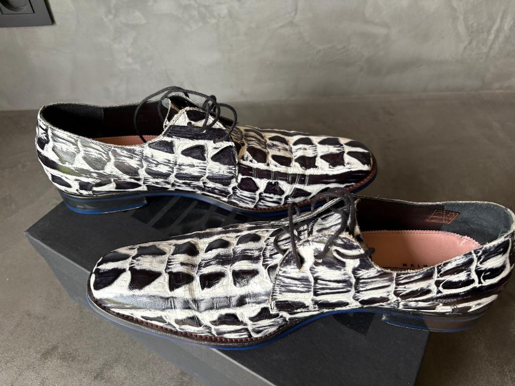 Floris van Bommel maat 9 (43) 18204 Premium, Kleding | Heren, Schoenen, Zwart, Floris van Bommel, Ophalen of Verzenden, Gedragen
