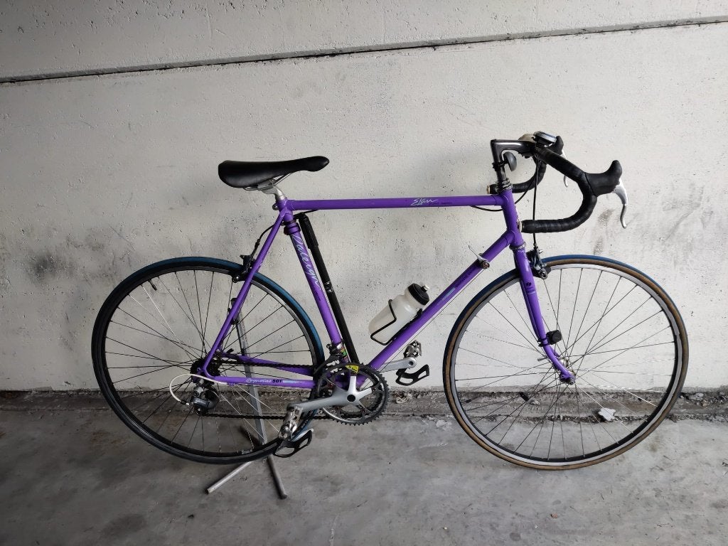 Retro koersfiets Raleigh, 10 à 15 vitesses, Frein sur jante, 57 à 61 cm, Acier