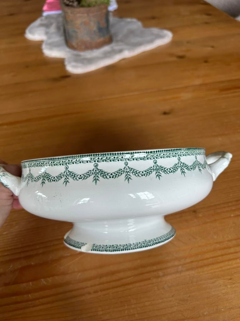 Ancien plat Ney Boch Keramis, Antiek en Kunst, Ophalen