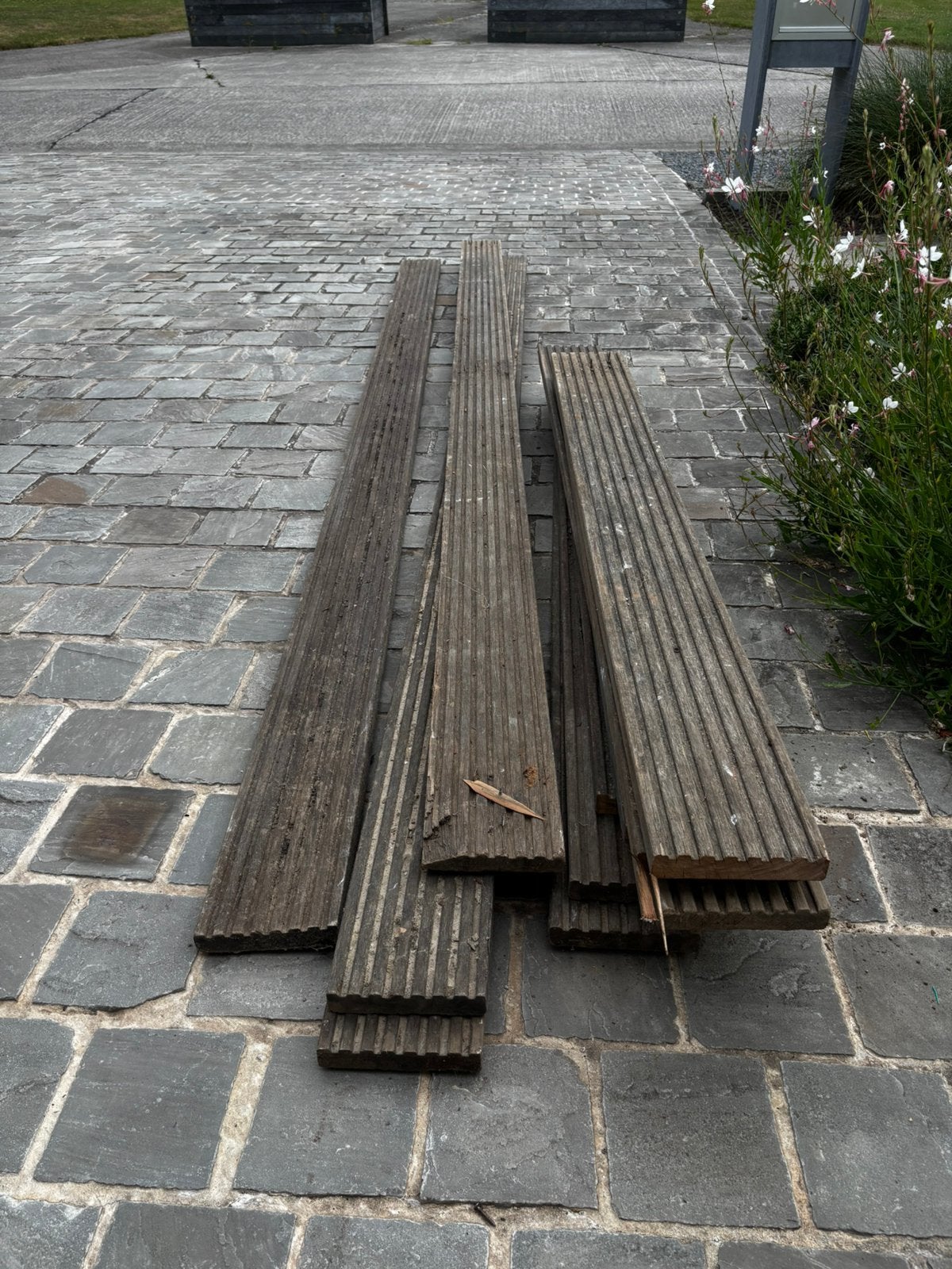 Planken bankirai, Ophalen, Zo goed als nieuw