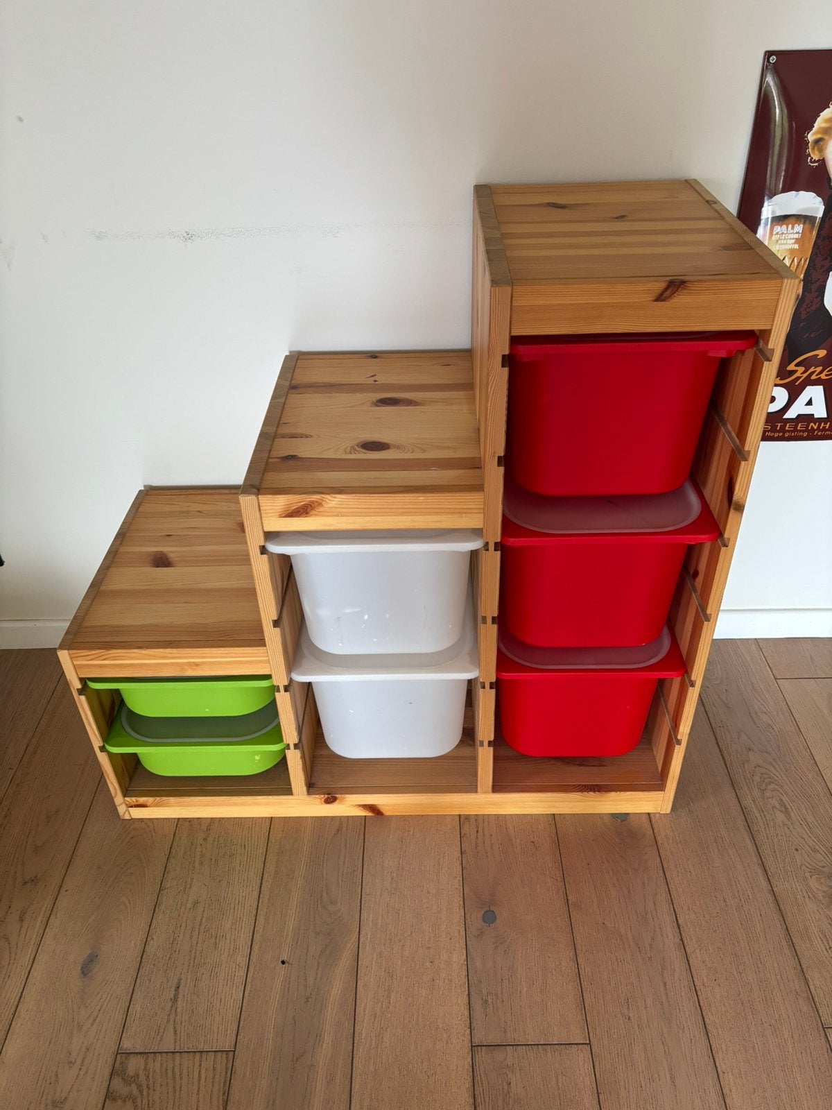 Ikea opbergkast kids, Huis en Inrichting, Ophalen, Gebruikt, Overige houtsoorten