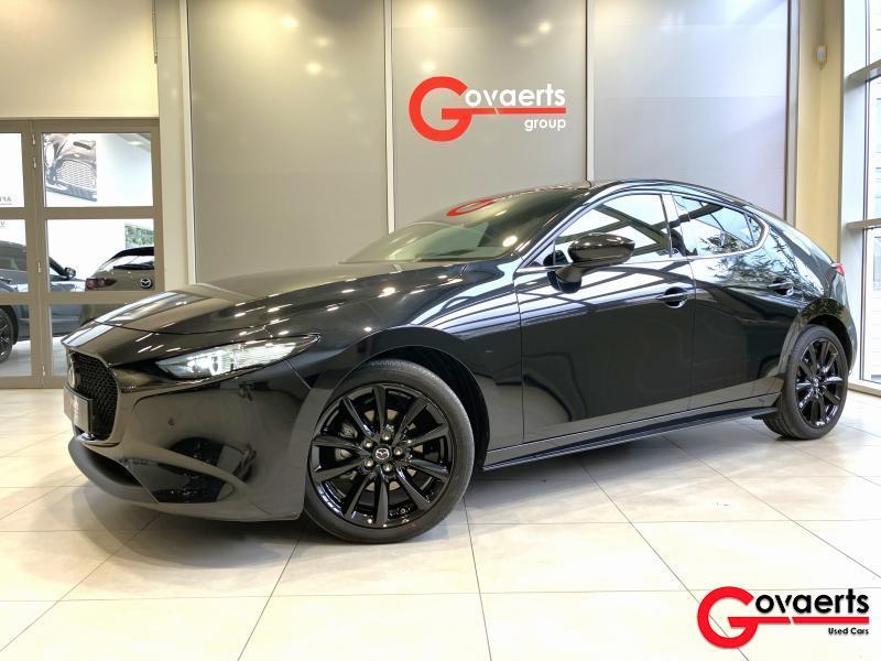 Mazda 3 2.0L e-Skyactiv X 186pk 6AT Exclusive-line + SUNR, Auto's, Mazda, Bedrijf, Adaptieve lichten, Airbags, Airconditioning