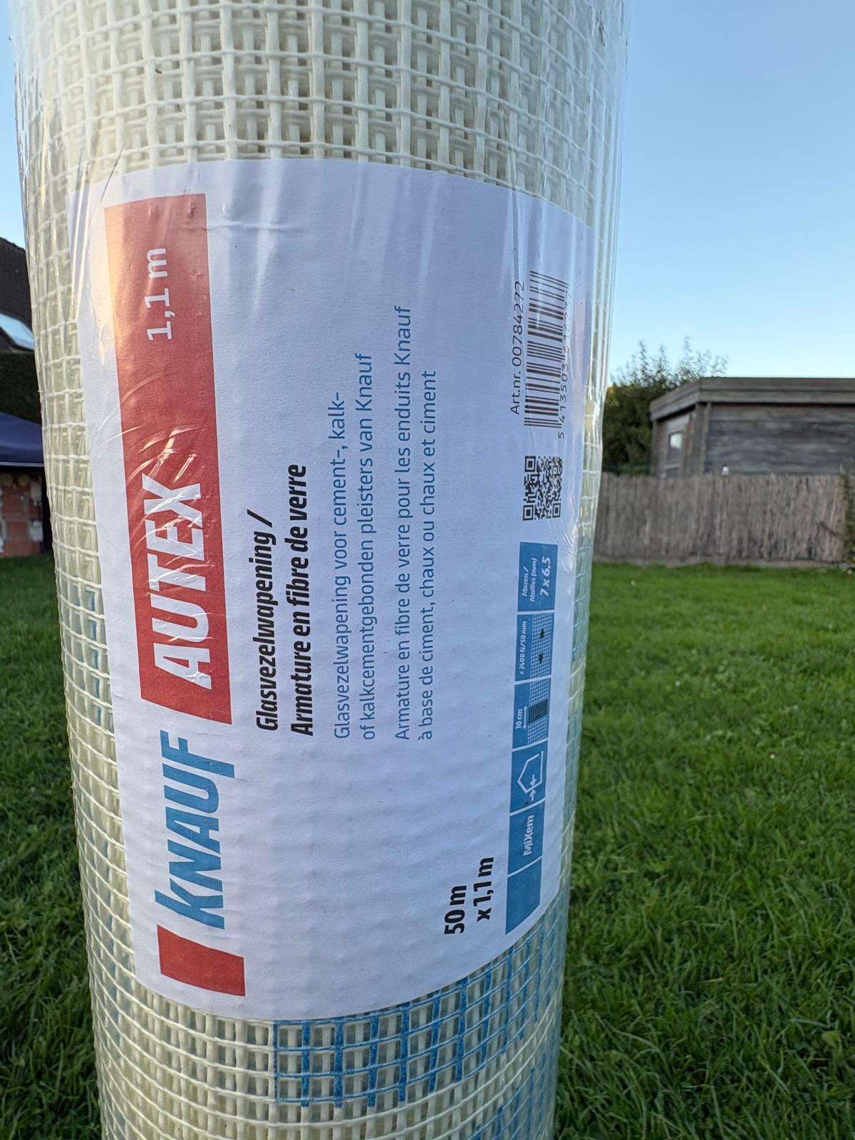 Glasvezelbewapening voor kalk of cement, Ophalen, Nieuw