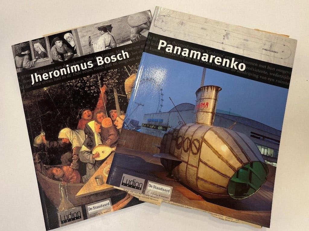 Lot Ludion kunstboeken +  Panamarenko en Jheronimus Bosch, Nieuw, Diverse auteurs, Ophalen of Verzenden, Overige onderwerpen