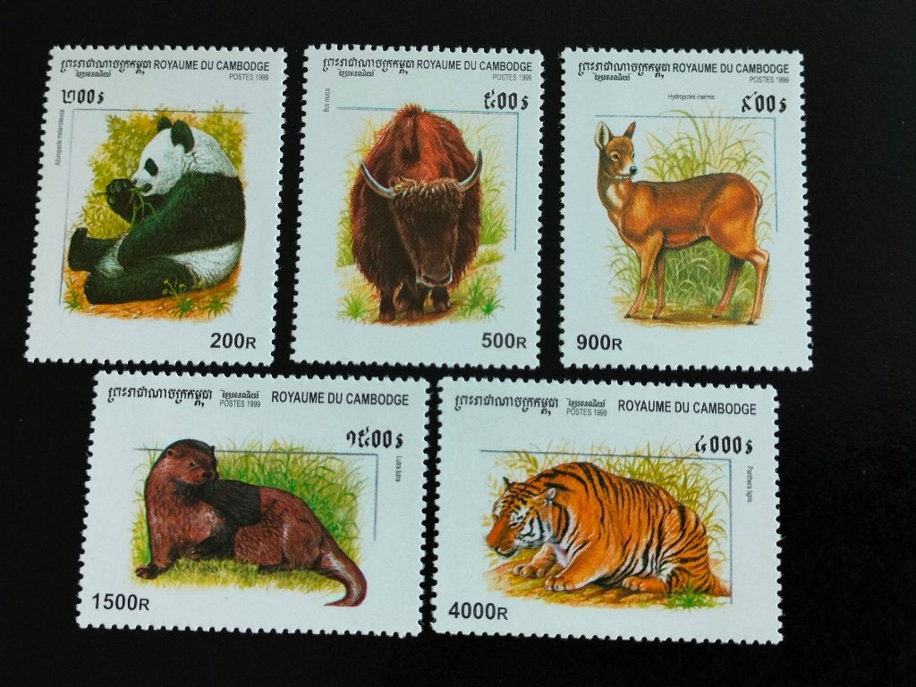 Cambodja 1999 - wilde dieren **, Verzenden, Postfris, Zuidoost-Azië