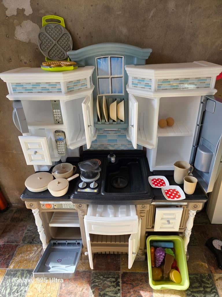 Luxe Step2 LifeStyle Dream Kitchen + Extra Wafelset & Fruit, Kinderen en Baby's, Speelgoed | Speelkeukens, Gebruikt, Speelkeuken