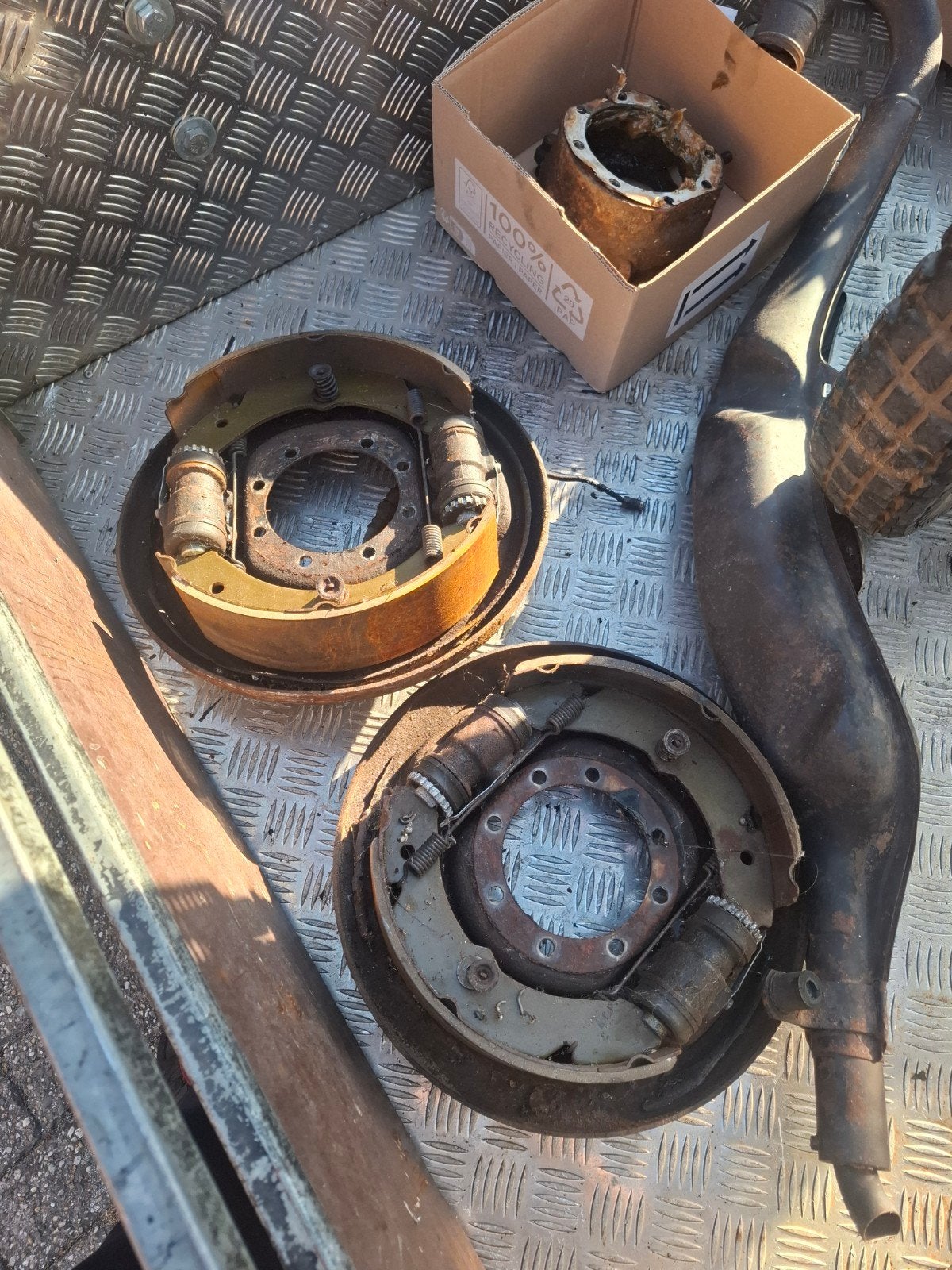 Toyota landcruiser BJ40 stuurnaven en remmen, Auto-onderdelen, Ophalen, Toyota