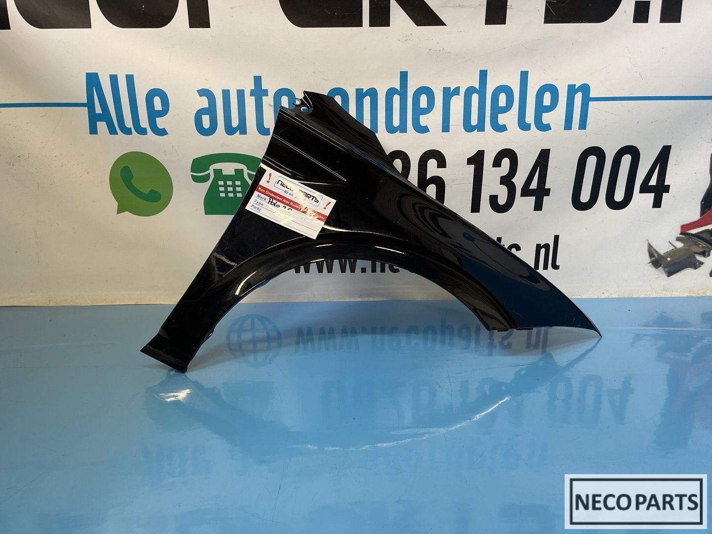 VOLKSWAGEN POLO 2G ZIJSCHERM SPATBORD ORIGINEEL, Gebruikt, -, Volkswagen, -