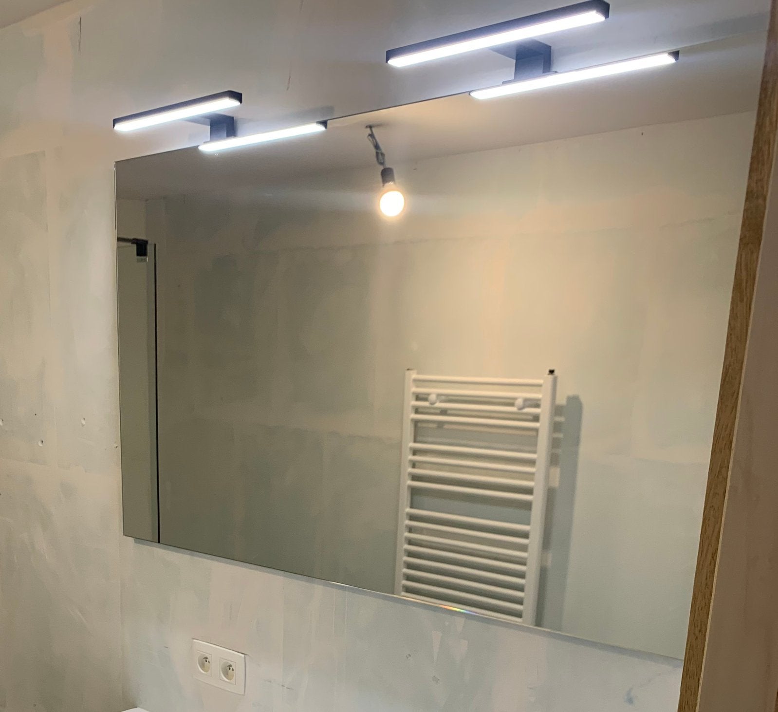 Badkamerspiegel 120cm met LED verlichting, nieuw, Ophalen of Verzenden, Nieuw, 100 tot 125 cm