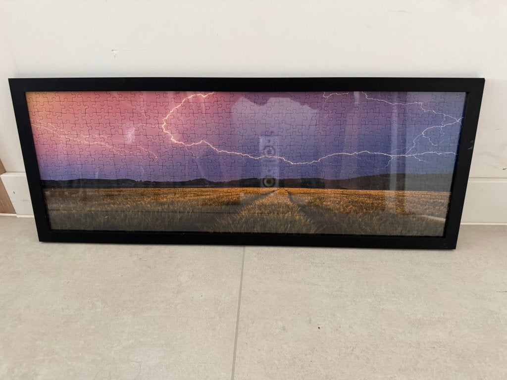 Ingekaderde puzzel "Sommergewitter" 500 pcs, Ophalen, Gebruikt, Overige typen, Minder dan 50 cm