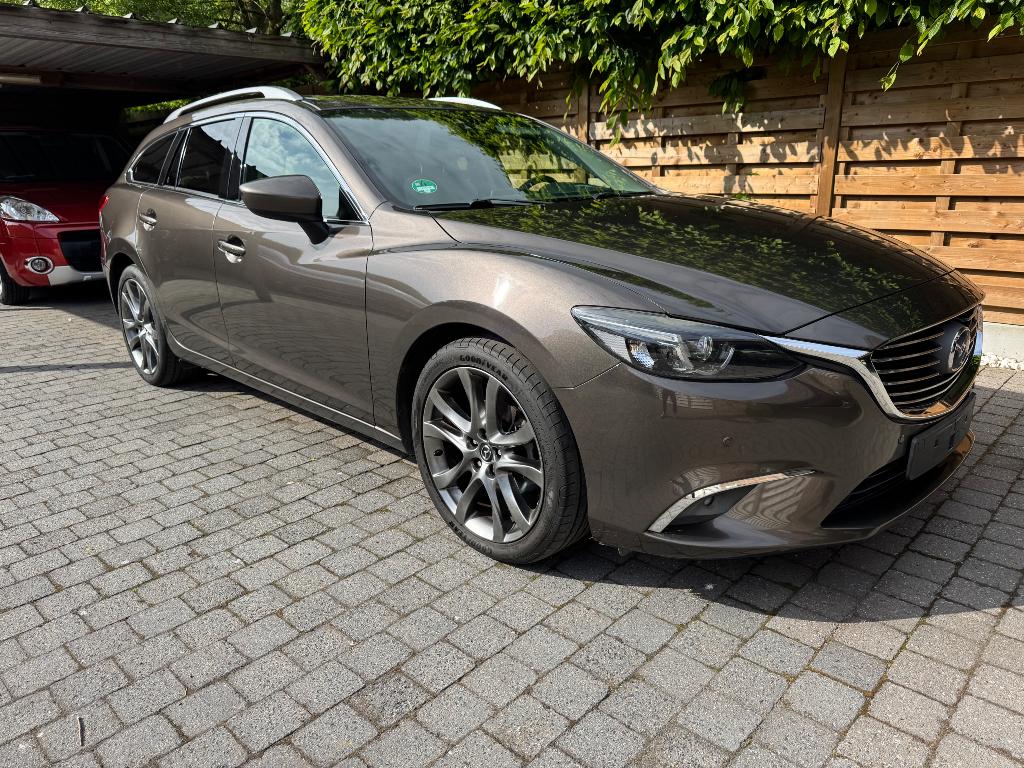 Mazda 6 Break, option complète, moteur diesel 175 ch, Autos, Mazda, Particulier, Diesel, Euro 6, Break, Boîte manuelle, Cuir