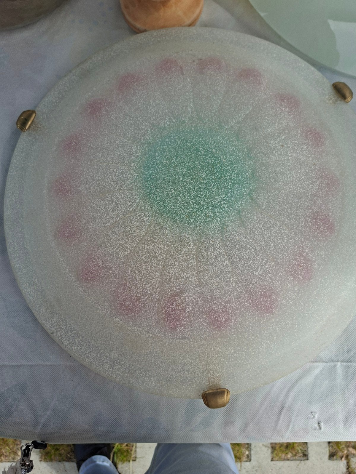 plafonneire, Ophalen, Gebruikt, Glas