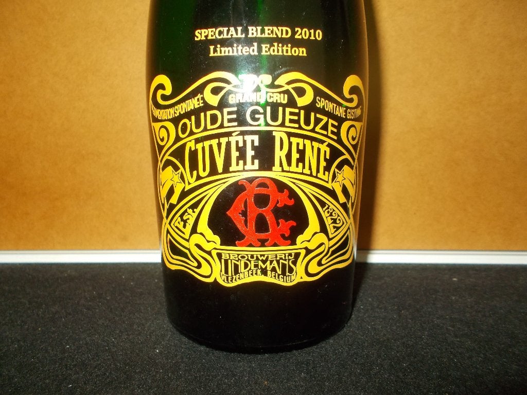 LINDEMANS - Lege verzamelfles Gueuze Cuvée René - Blend 2010, Enlèvement, Utilisé, Bouteille(s), Autres marques