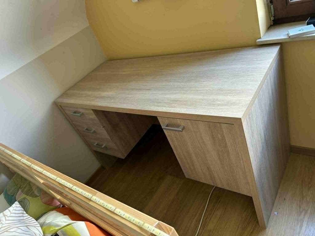 Bureau plaqué chêne, Maison & Meubles, Bureau d'écolier, Classique, 140 cm, Enlèvement