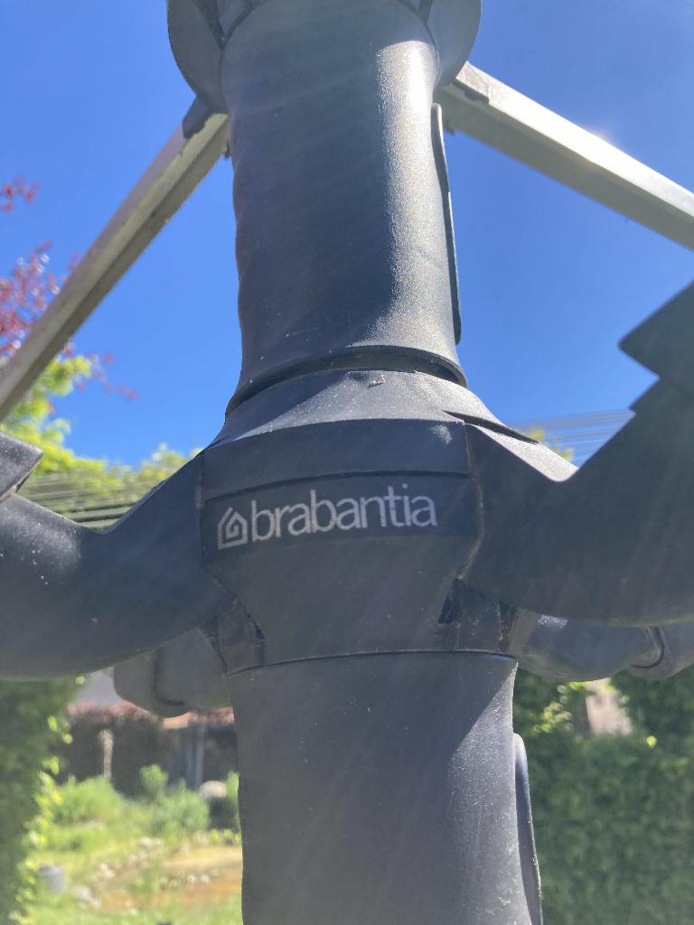 Brabantia Droogmolen Exclusief grondanker, Ophalen, Gebruikt, Droogmolen