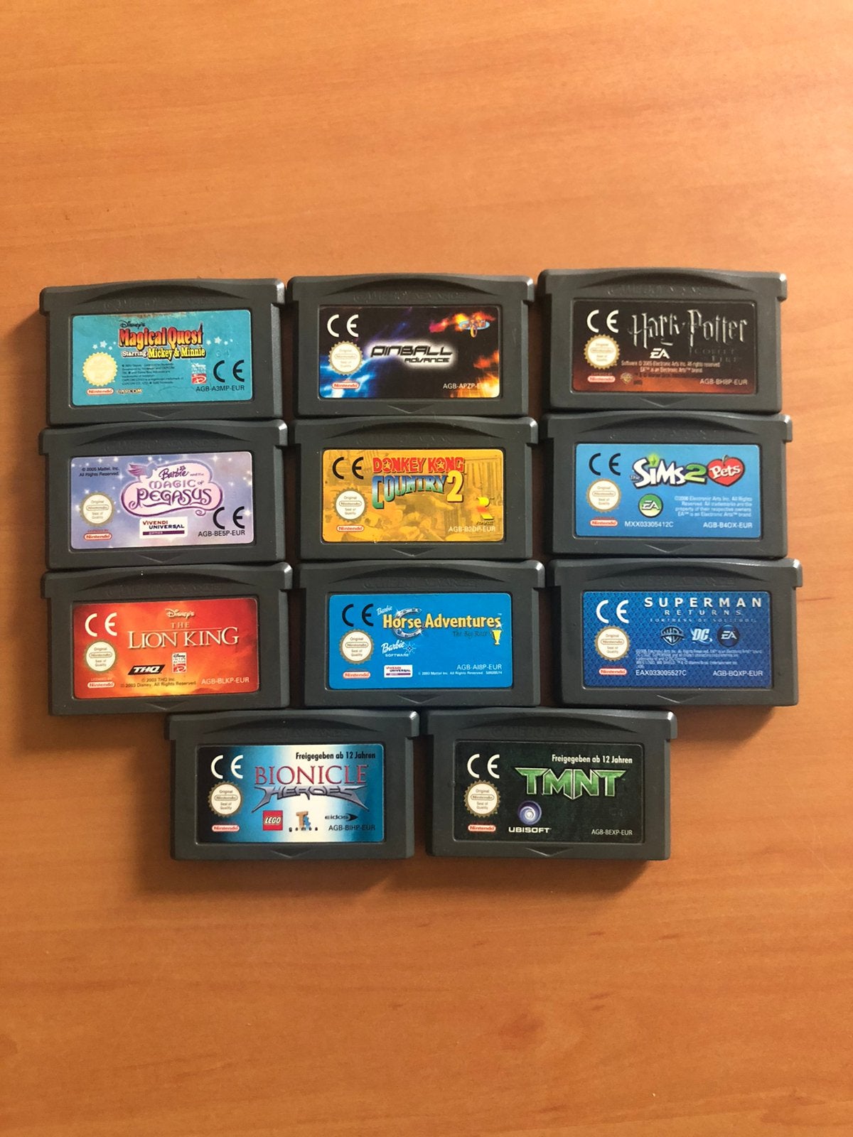 11 Games voor Gameboy Advance, Ophalen of Verzenden, Gebruikt