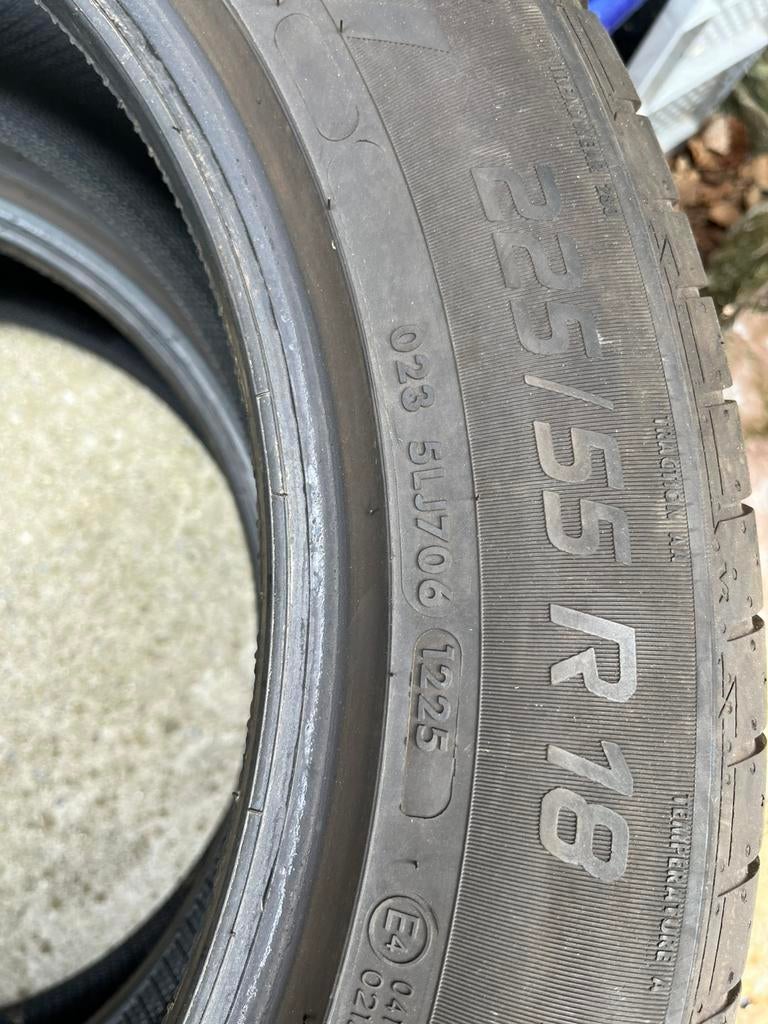 Pneus Eté Vredestein Ultrac+ 225/55-17, Enlèvement, Utilisé