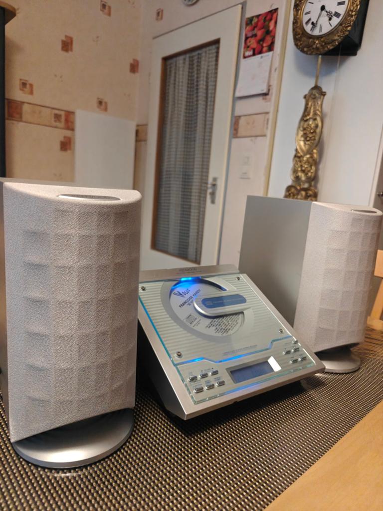 KENWOOD mini HIFI system, Ophalen