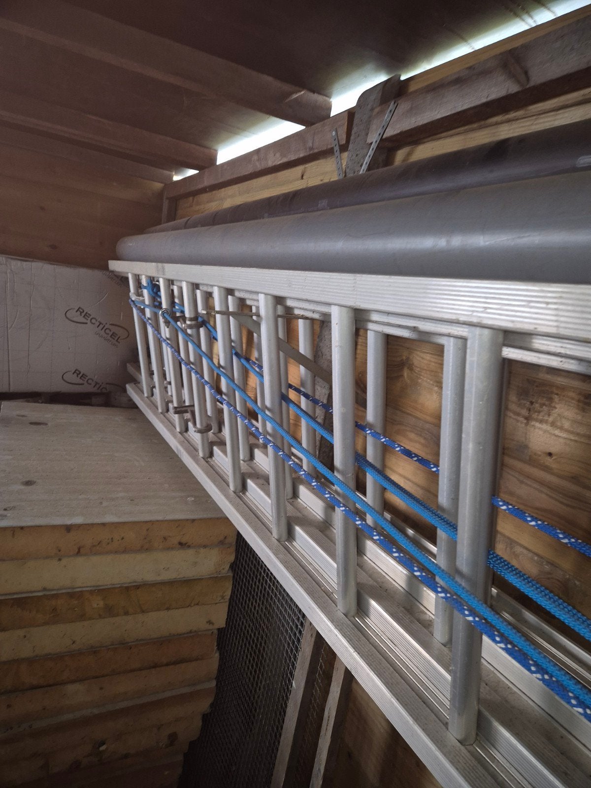 schuifladder, Doe-het-zelf en Bouw, Ladders en Trappen, Ophalen, Zo goed als nieuw, Opvouwbaar of Inschuifbaar, 4 meter of meer
