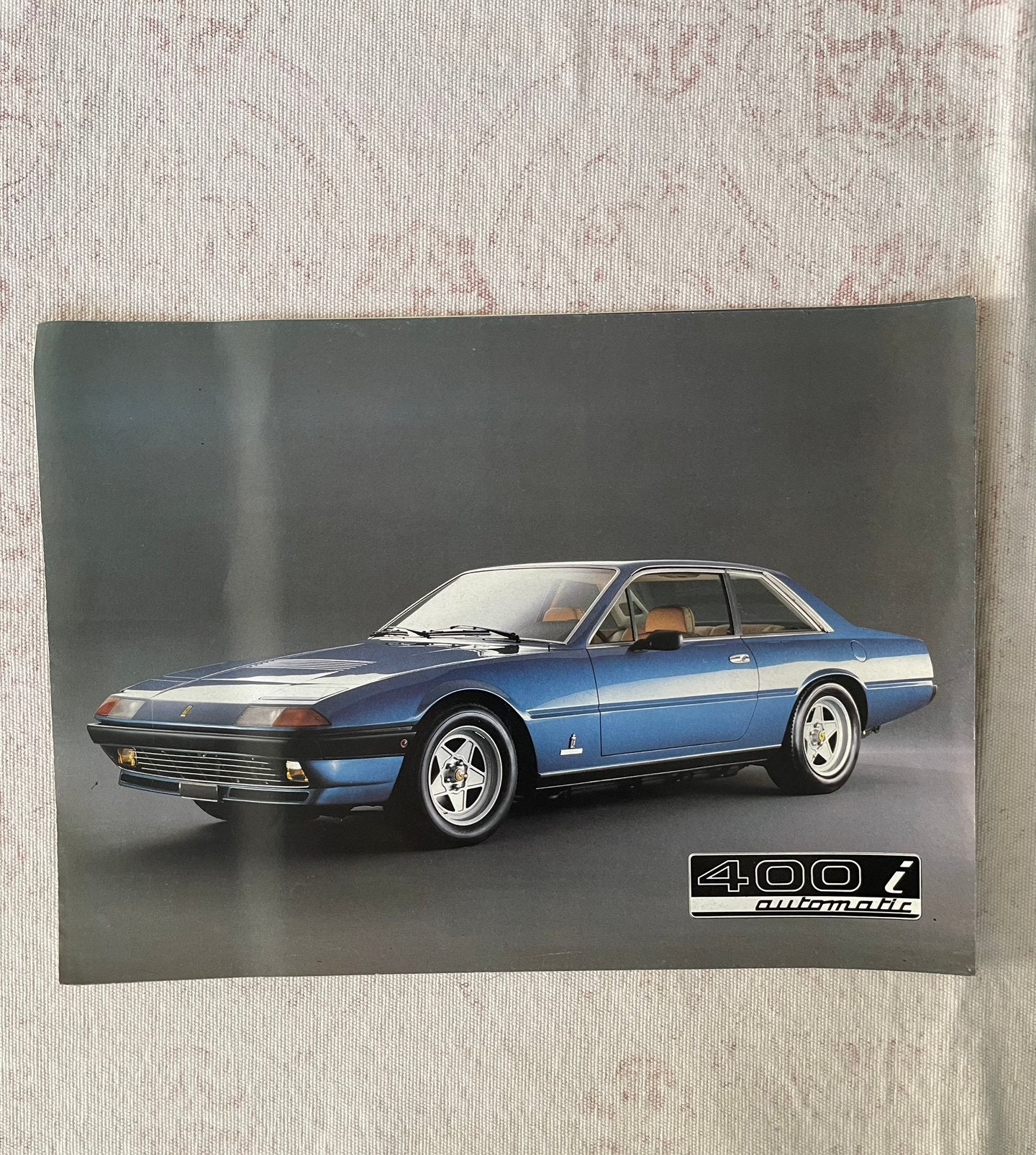 Brochure Ferrari 400i Automatic 1982, Boeken, Auto's | Folders en Tijdschriften, Ophalen, Gelezen, Ferrari