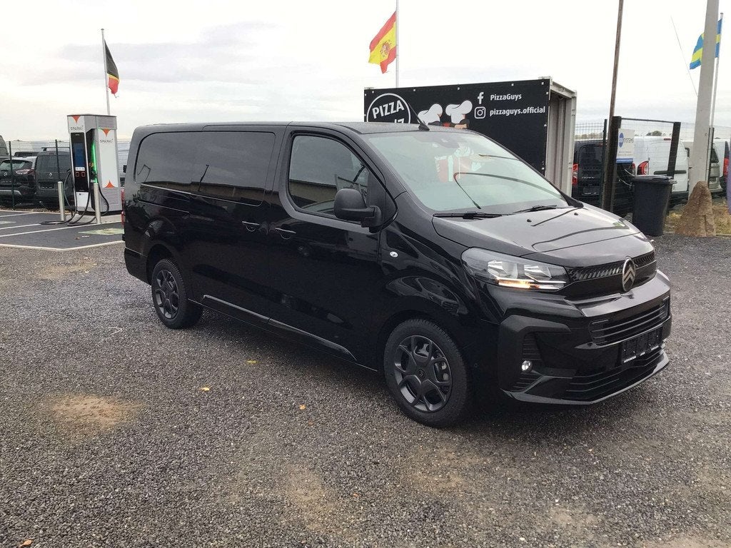 Citroen Jumpy l3 180pk automaat 2025 dubbel/cabine full/opti, Auto's, Citroën, Automaat, Stof, 4 cilinders, Zwart