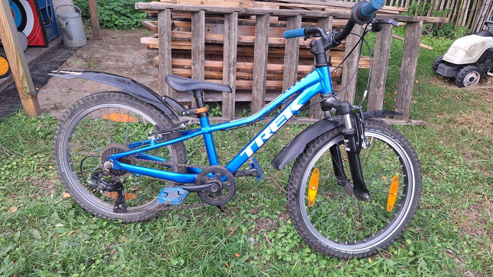 trek precaliber 20 inch blauw, Fietsen en Brommers, Ophalen, Gebruikt, Velgrem, Handrem