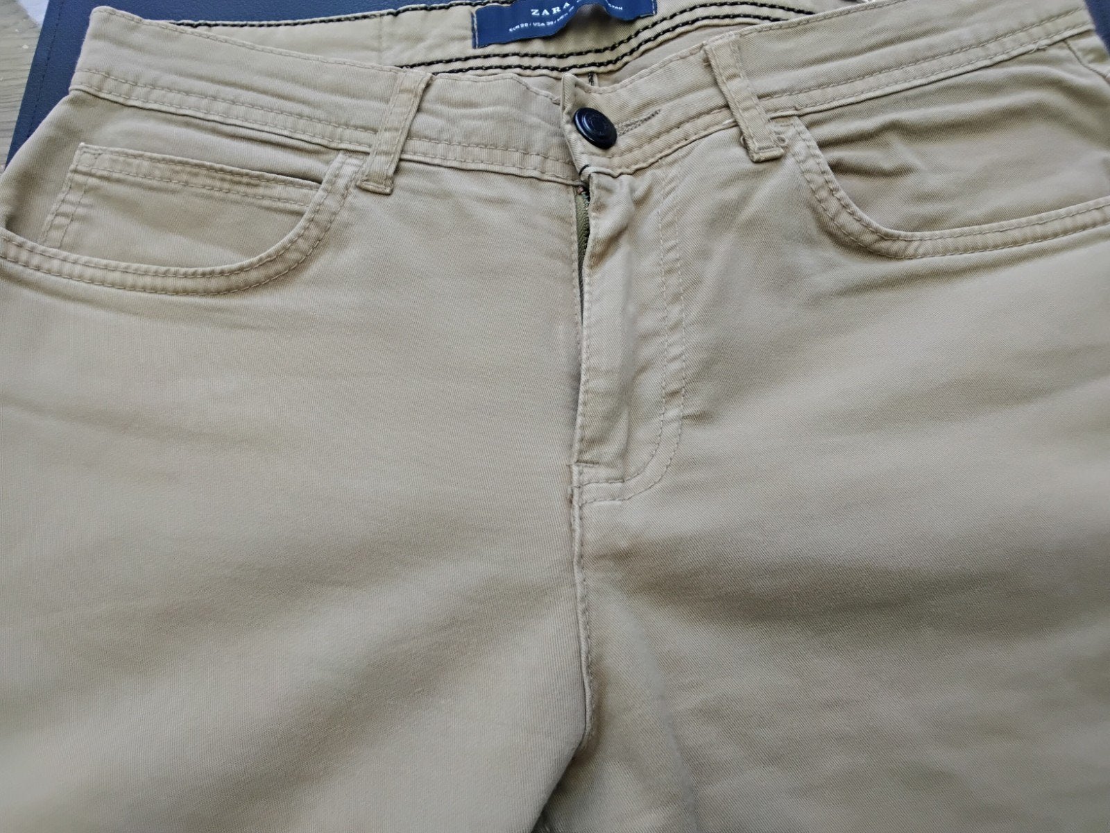 Heren broek Zara, Enlèvement, Beige, Zara Man