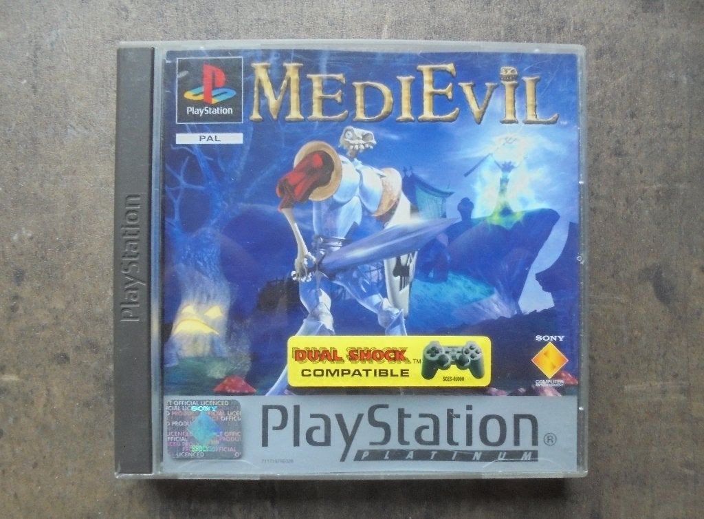 Medievil voor PS1 (zie foto's), Games en Spelcomputers, Avontuur en Actie, Gebruikt, 1 speler, Ophalen of Verzenden