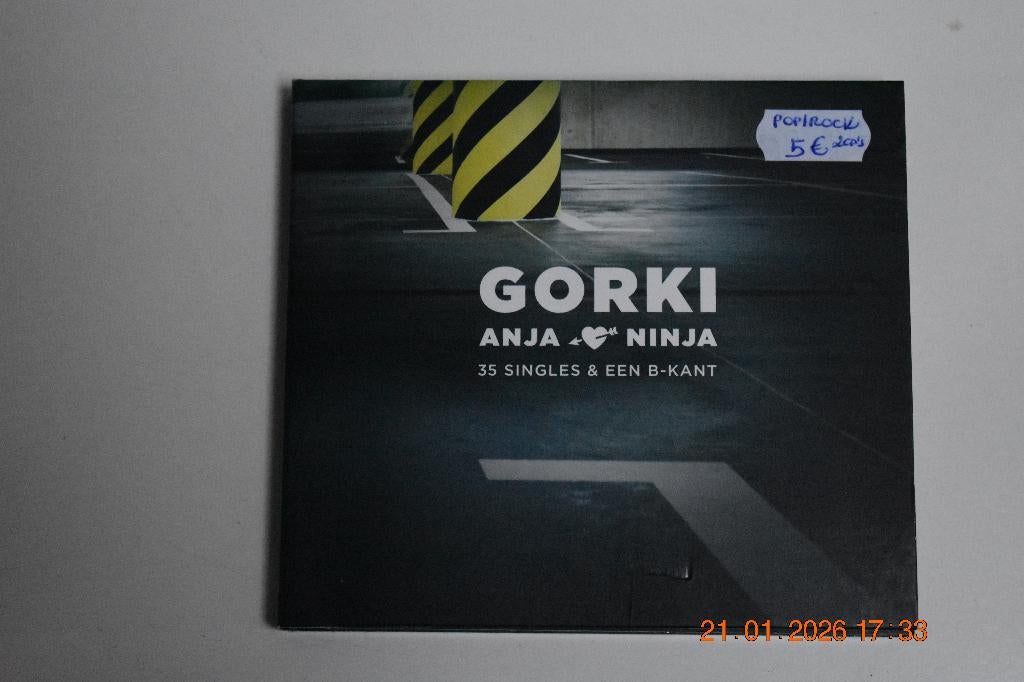 cd : Gorki - Anja & Ninja 35 singles & een B-kant (2 cd's), Cd's en Dvd's, Cd's | Nederlandstalig, Ophalen of Verzenden, Gebruikt