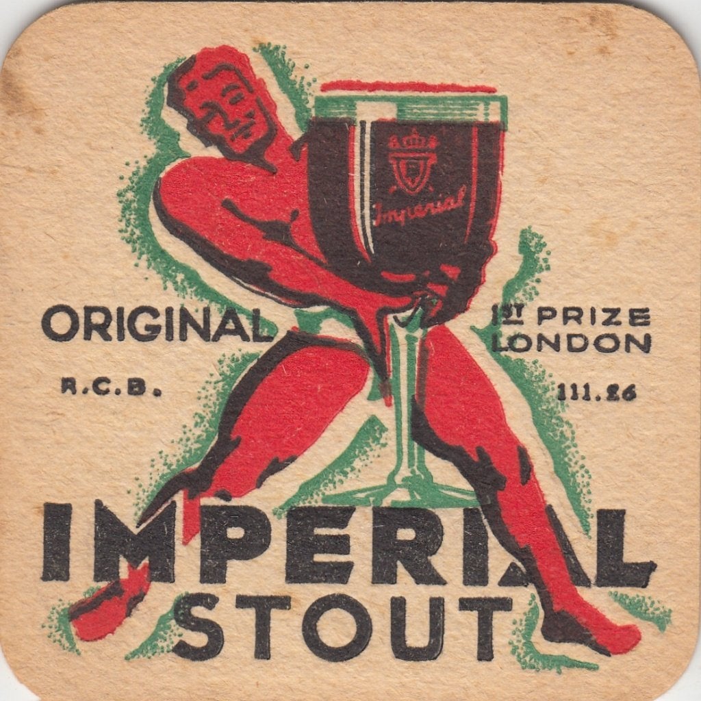 oud bierviltje imperial, Ophalen of Verzenden