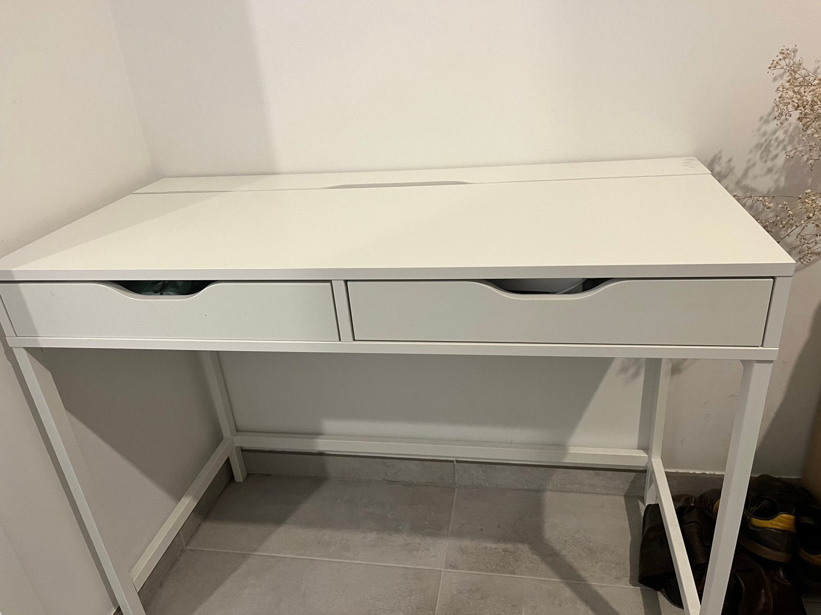 Alex bureau wit, Huis en Inrichting, Bureaus, Ophalen, Gebruikt, Wit