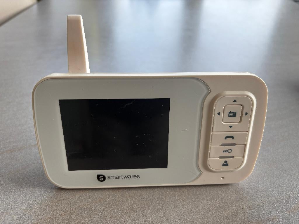 Video deurbel Smartwares VD38W, Ophalen of Verzenden, Bewegingsdetectiesensor, Gebruikt, Draadloos