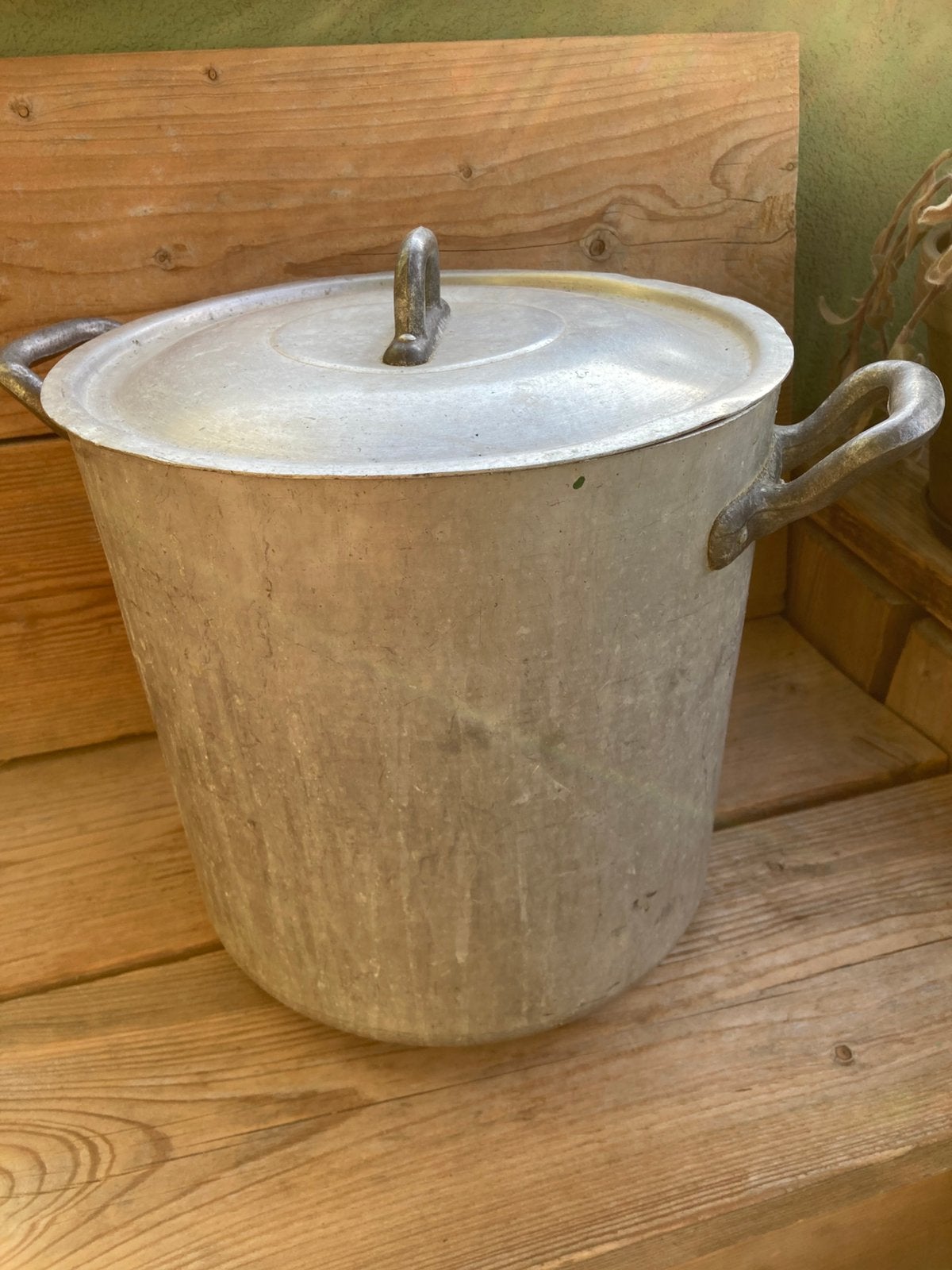 Grote kookpot, Met deksel, Ophalen, Gebruikt, Aluminium