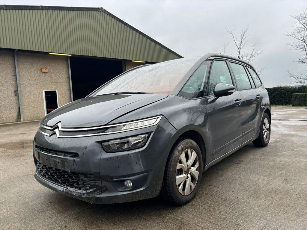 Citroën c4 picasso HANDELAAR/EXPORT/7zit/1.6HDI, Auto's, Voorwielaandrijving, Euro 5, Stof, Zwart