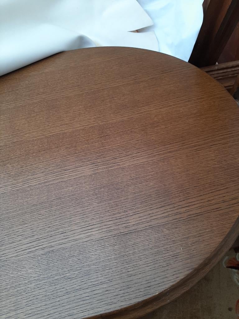 Eettafel, Huis en Inrichting, Tafels | Eettafels, Ophalen, Eikenhout, 50 tot 100 cm, Zo goed als nieuw