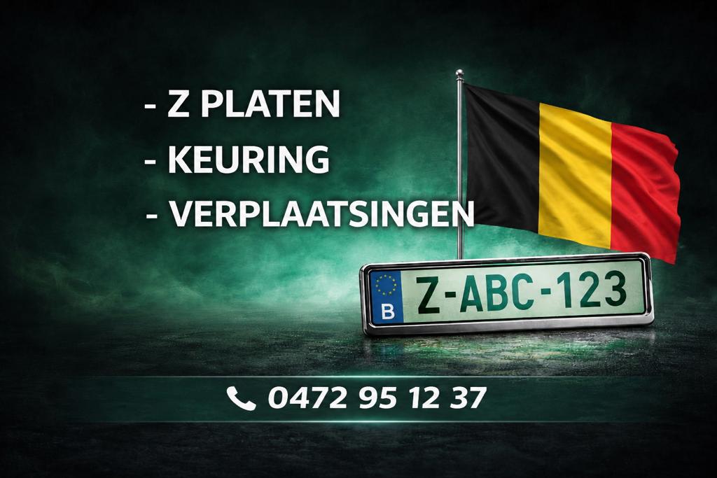 Z-PLATEN KEURINGEN & VERPLAATSINGEN, Ophalen, Nieuw