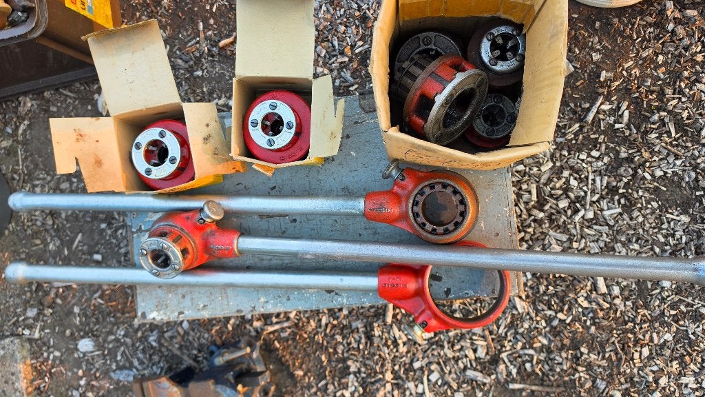 Ridgid draadsnij set voor buizen 12-R bspt 65255 twee sets, Ophalen of Verzenden