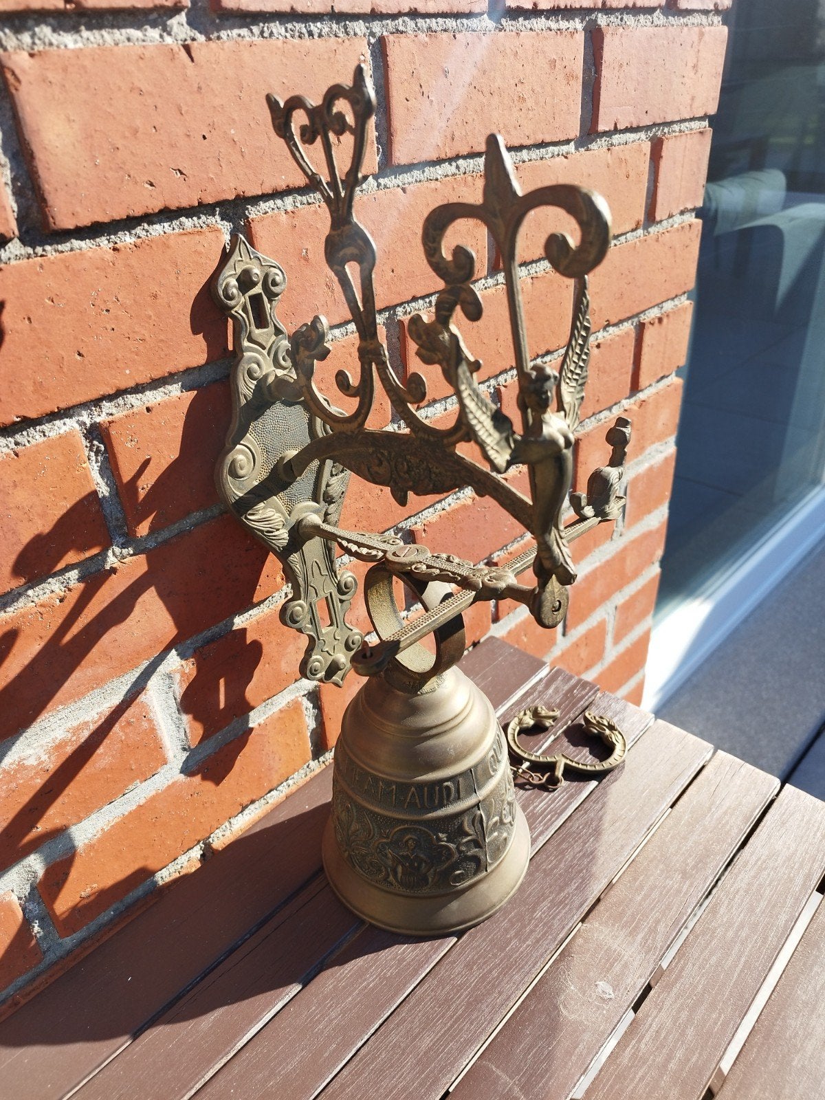 Prachtige, zware antieke kloosterbel te koop, Ophalen, Gebruikt