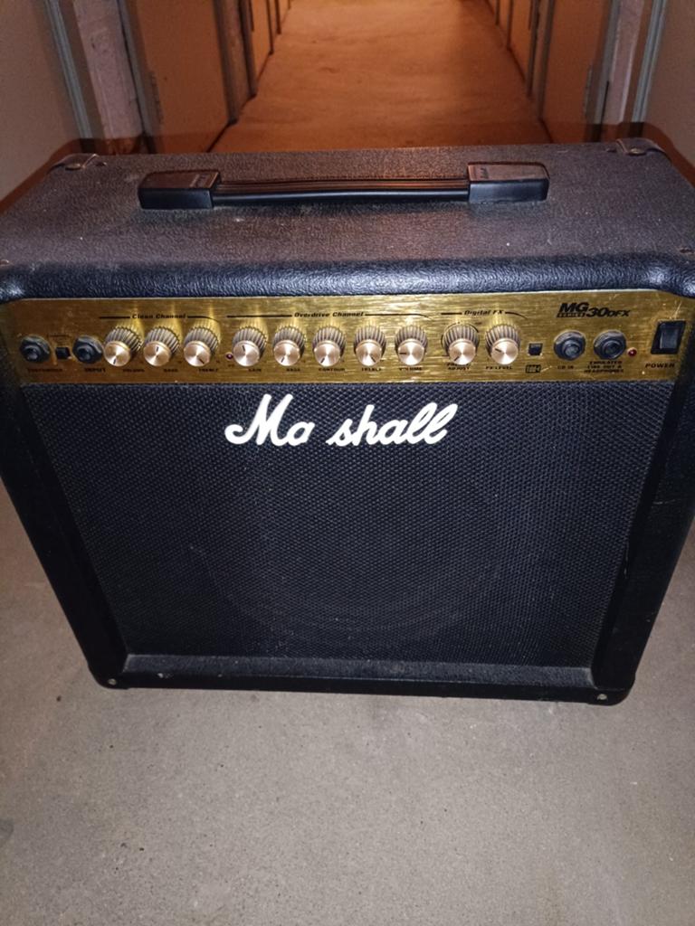 Ampli Marshall MG30DFX, Muziek en Instrumenten, Versterkers | Bas en Gitaar, Ophalen, Gebruikt, Gitaar, Minder dan 50 watt