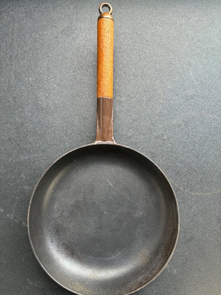 Le Creuset : steelpan in gietijzer, Huis en Inrichting, Koekenpan, Gebruikt, Gietijzer, Le Creuset