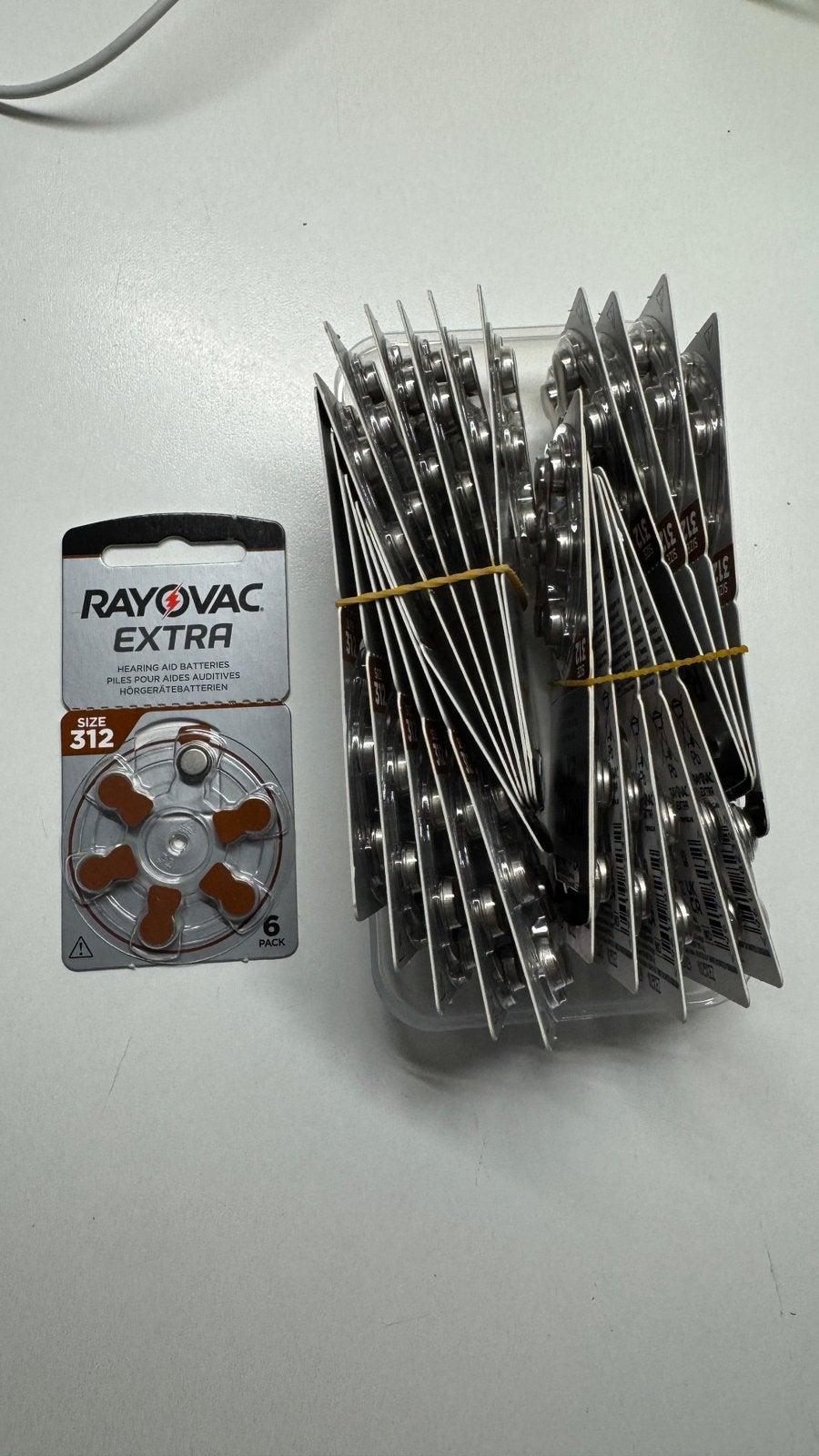Rayovac extra 312 batterijen, Nieuw