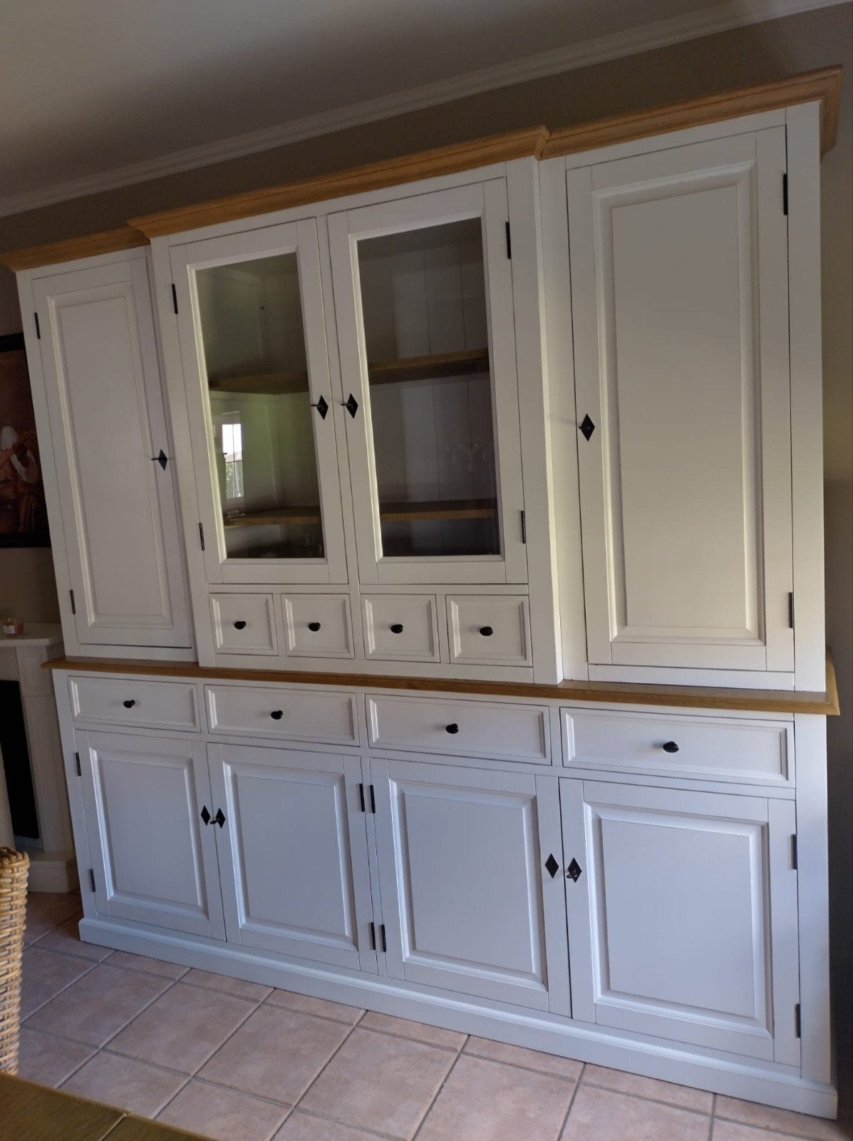 Prachtige landelijke buffetkast zie beschrijving en foto's, Huis en Inrichting, Kasten | Buffetkasten, Ophalen