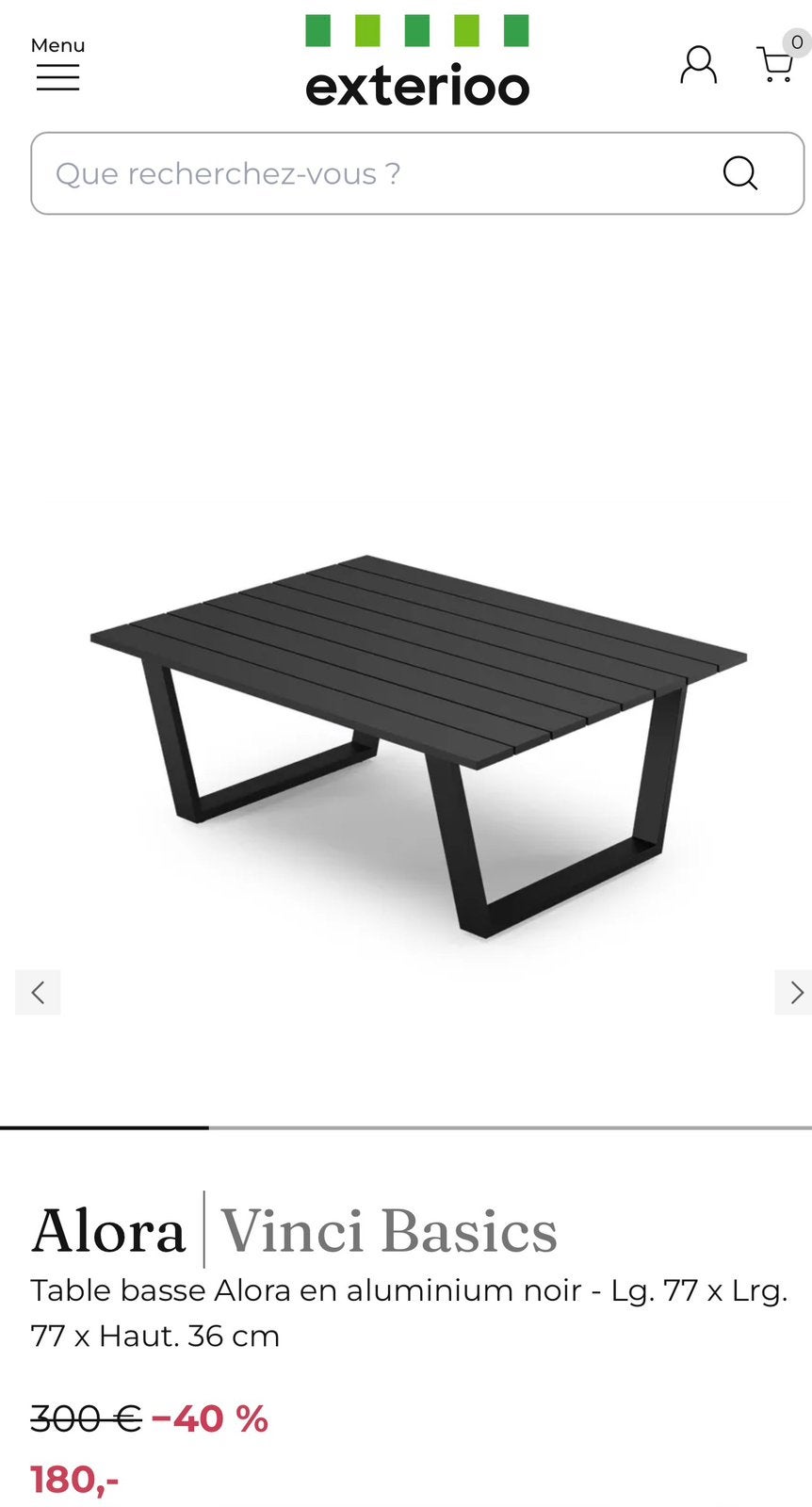 Aluminium tuinsalontafel voor buiten, Tuin en Terras, Tuintafels, Ophalen, Zo goed als nieuw, Aluminium