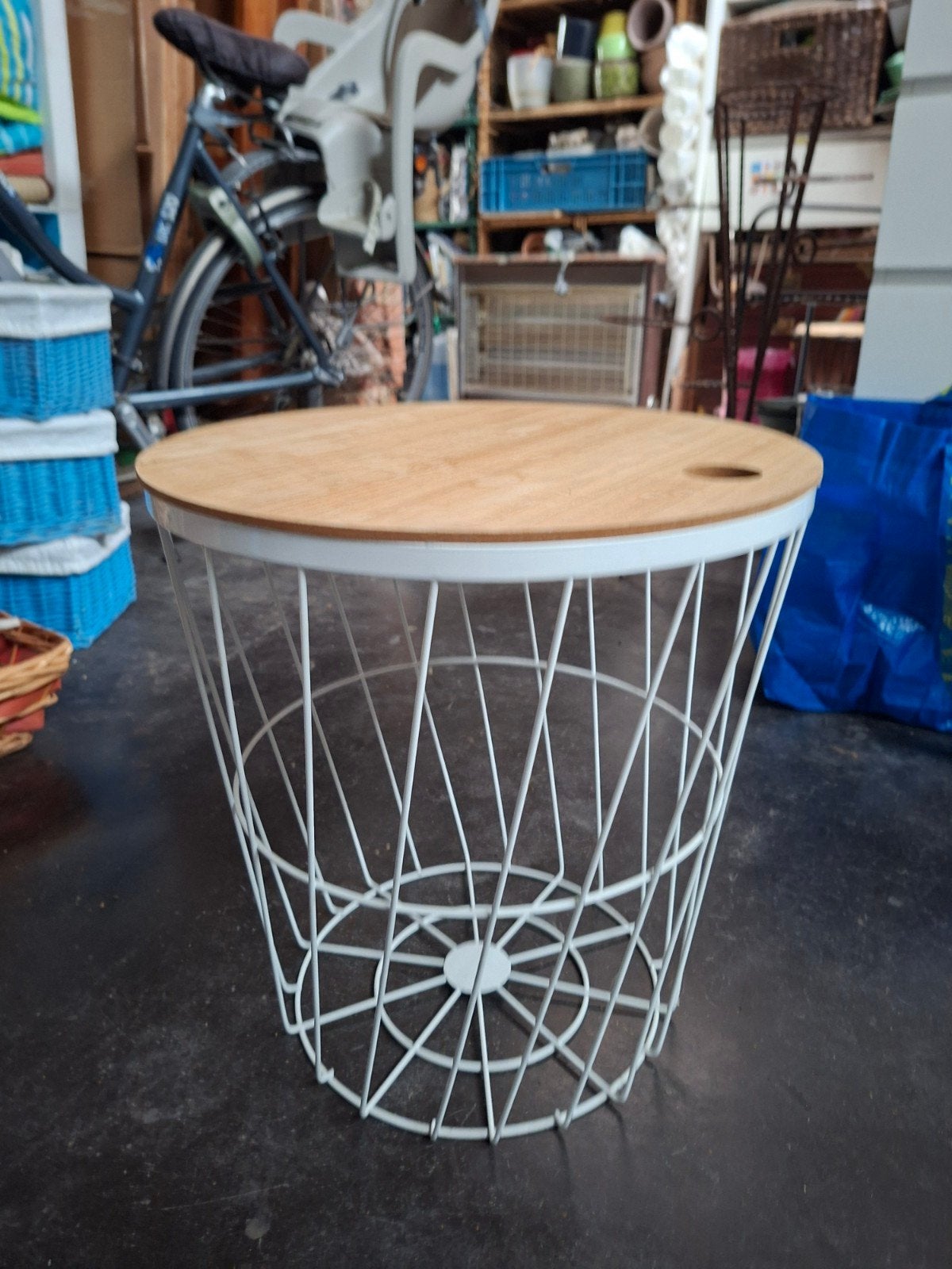 Bijzettafel/draadmand, Huis en Inrichting, Ophalen