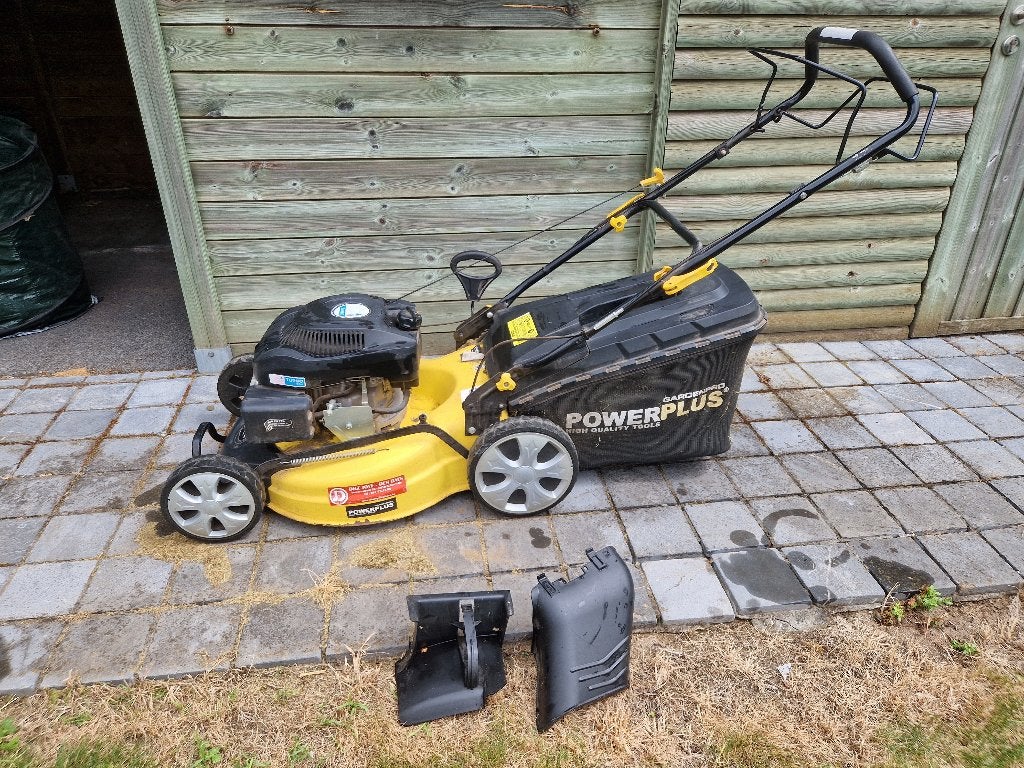 Grasmachine Powerplus mes 53, Tuin en Terras, Ophalen, Gebruikt, 50 cm of meer, Power plus