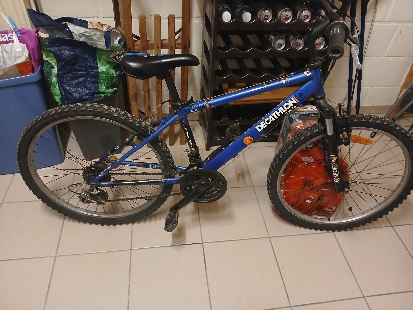 vélo a restaurer, Enlèvement